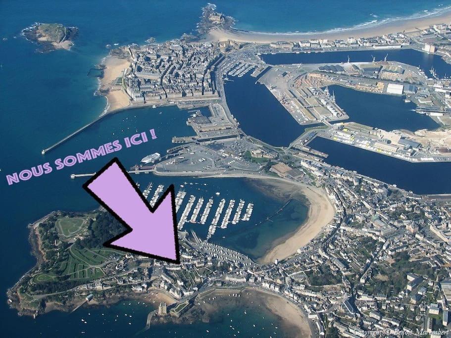 Appartement Aquaroom Rdc - Plage 50M - Rue Gratuite Saint-Malo Extérieur photo