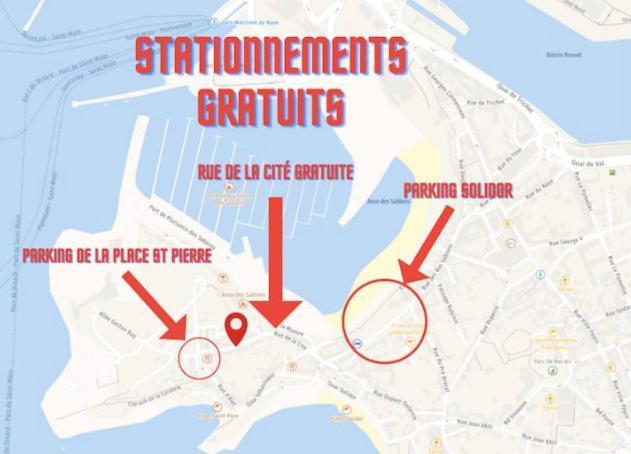 Appartement Aquaroom Rdc - Plage 50M - Rue Gratuite Saint-Malo Extérieur photo
